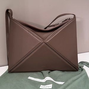 Mlouye Grey Leather crossbody bag